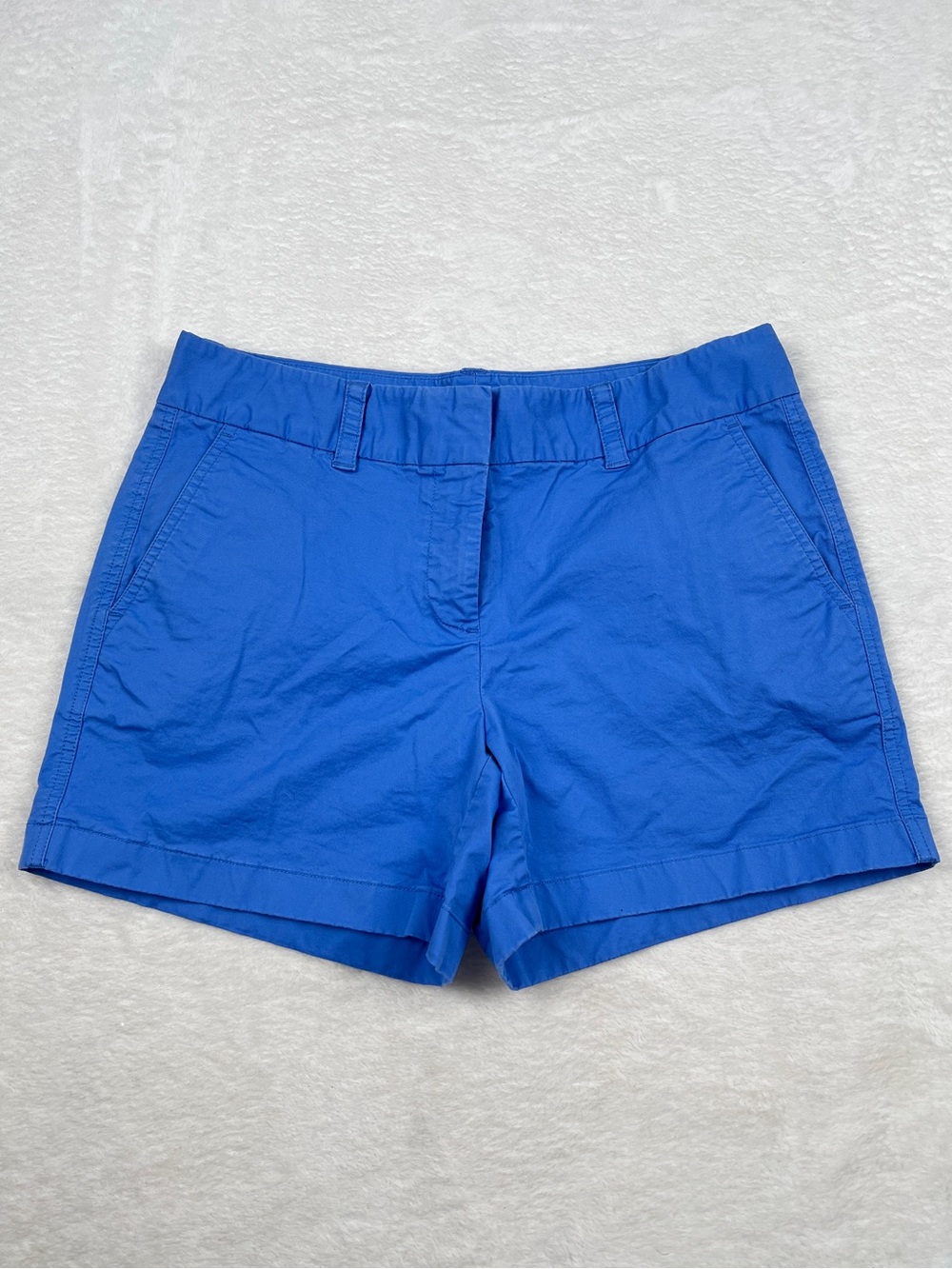 Vineyard Vines Women’s Blue Stretch Chino Shorts Size 6 Whale Logo EUC